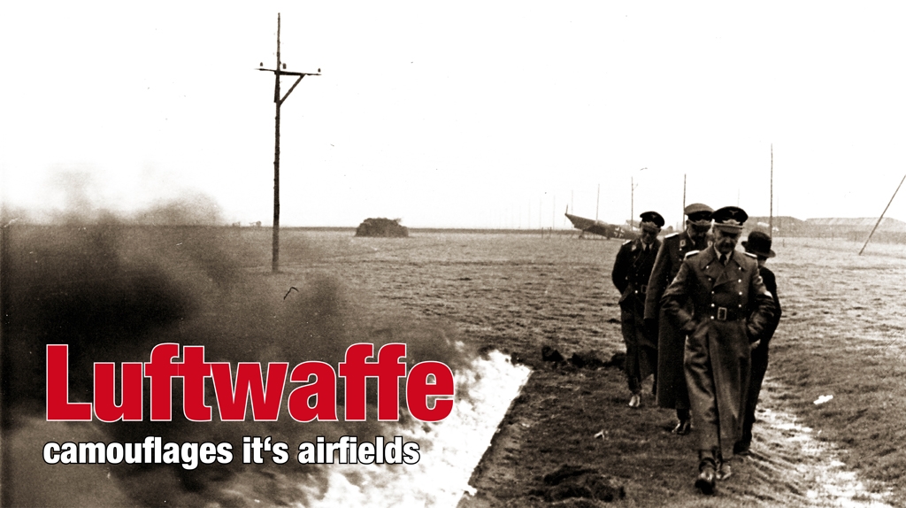 That's how Luftwaffe tried to camouflage it's airfields